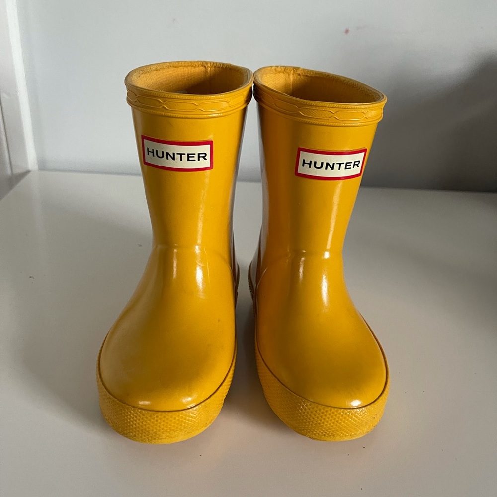 Hunter Boots, Toddler Size US 5, Yellow